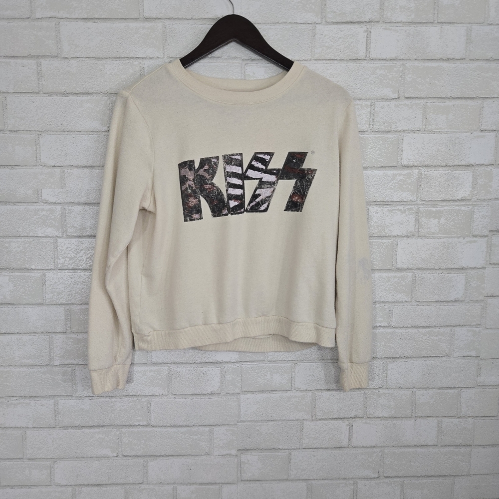 KISS crew-neck sweatshirt